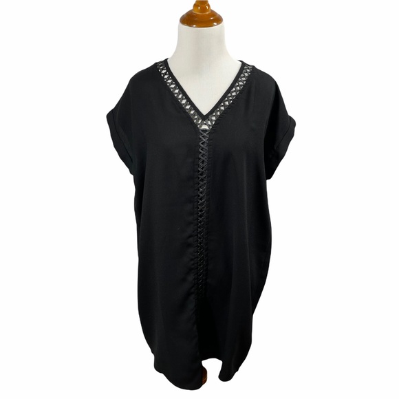 All Saints Black Sheath Sabie Dress - Picture 3 of 10